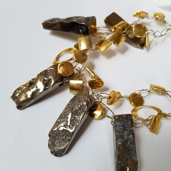 Agate Gold Necklace - Picture 3 of 5